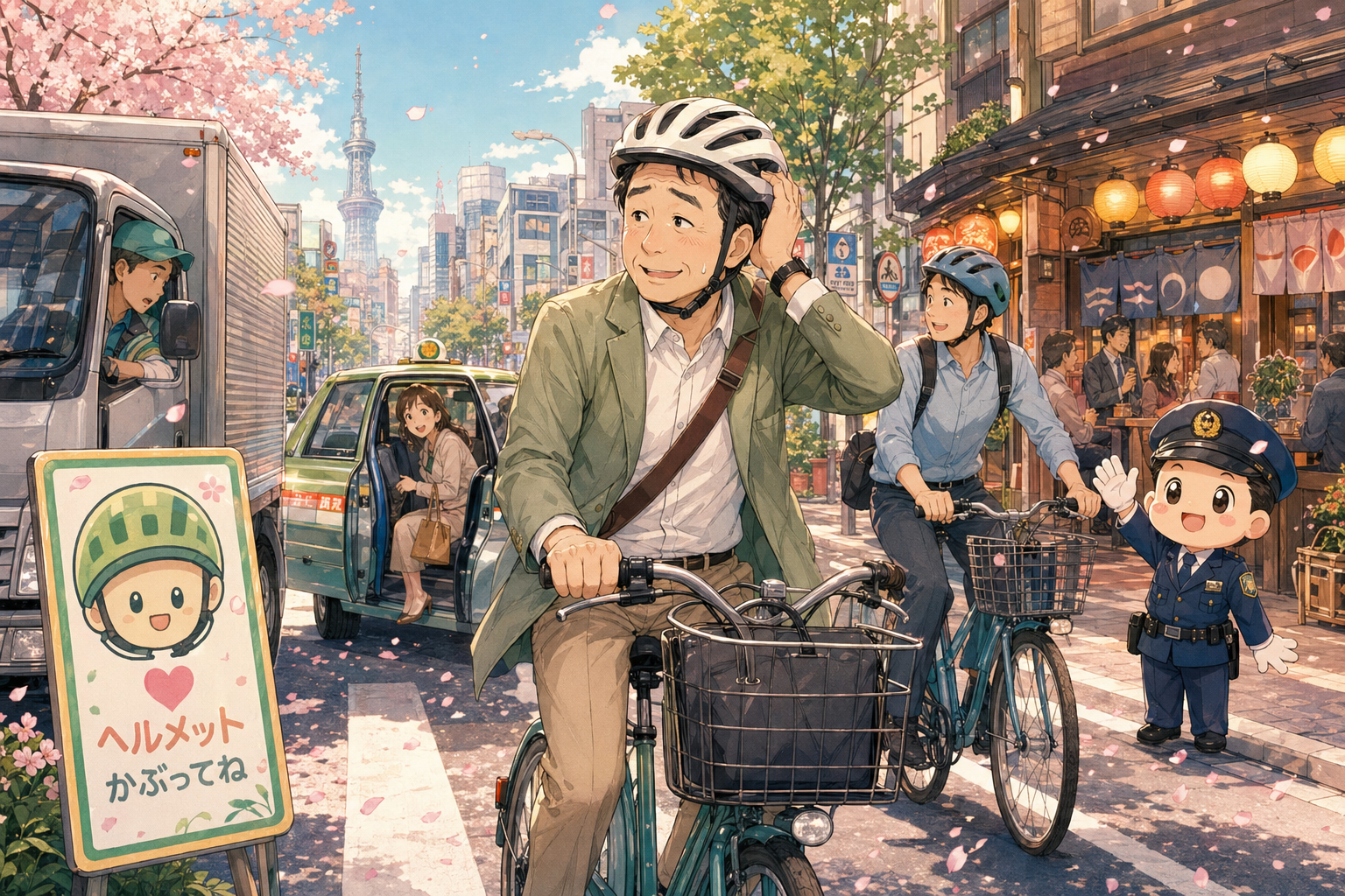 自転車ヘルメット