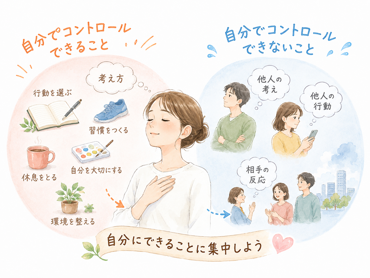 自分でコントロールできることと、できないこと