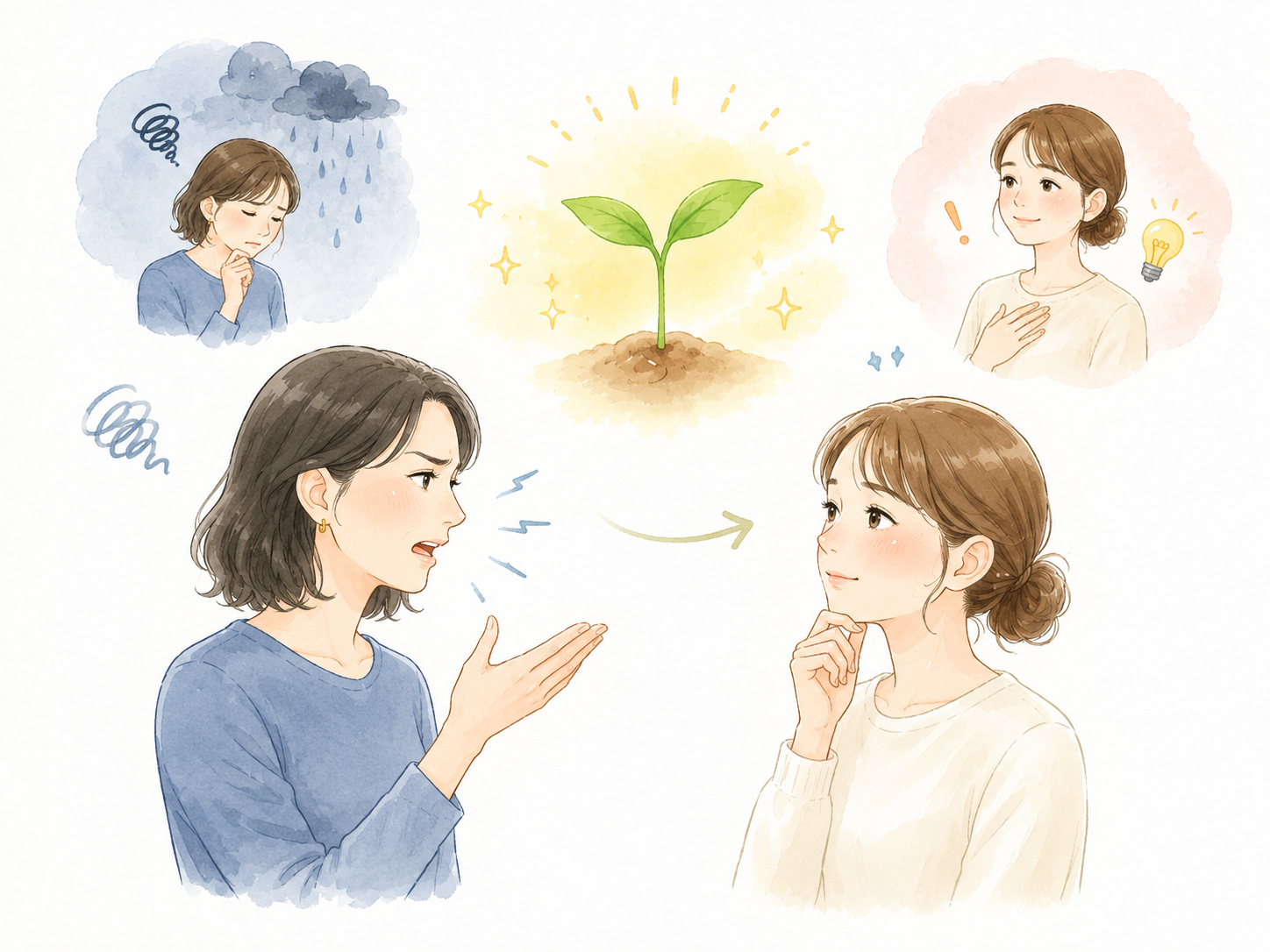 嫌なことを言う人は自分の成長のための役を演じてくれている