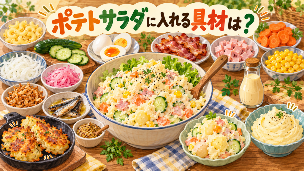 ポテトサラダに入れる具材は?